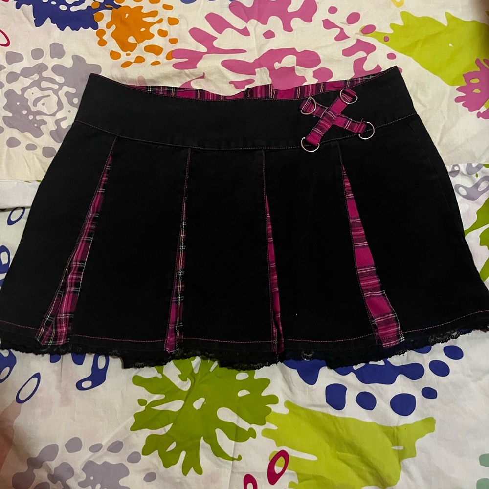 Pink Plaid Tripp NYC Skirt